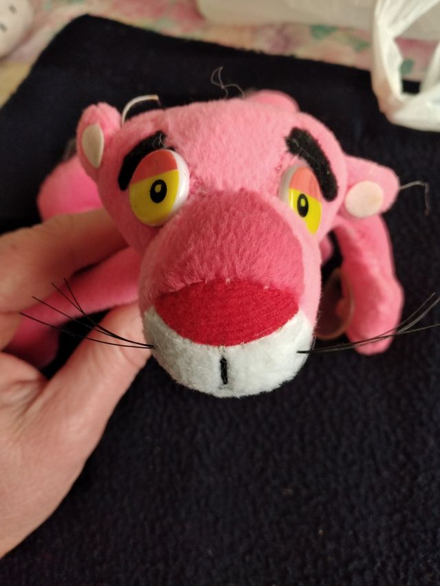 Pupazzo peluche panterarosa da attaccar