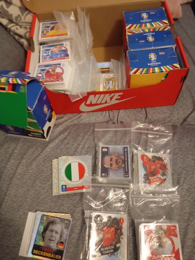Topps euro 2024 stickers veo faltas