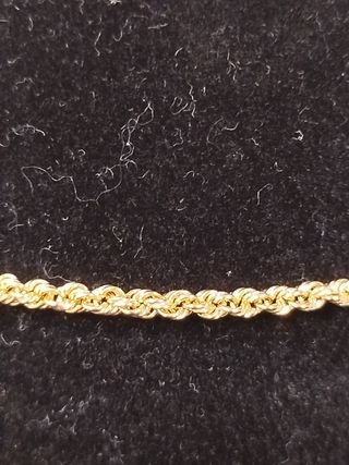 Pulsera oro cordón 18k