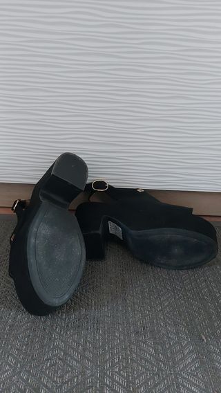 Zapatos plataforma negros 38