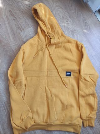 Sudadera mostaza hombre 