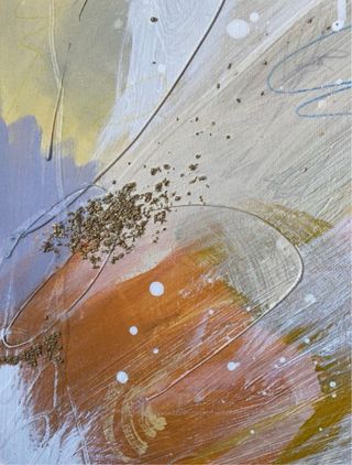 cuadro abstracto colorido 90x60