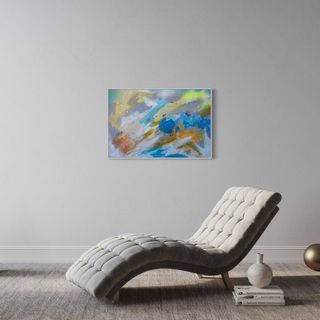 cuadro abstracto colorido 90x60