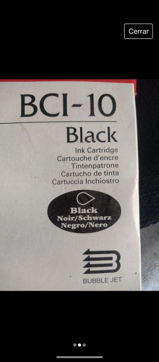 Tinta para impresora Canon