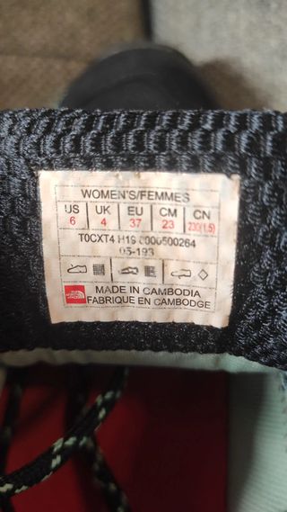 Zapatillas North Face 37