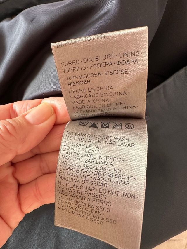 Falda cuero Uterque 44