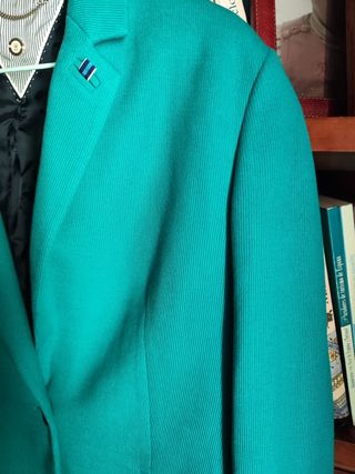 Blazer verde agua Massimo Dutti