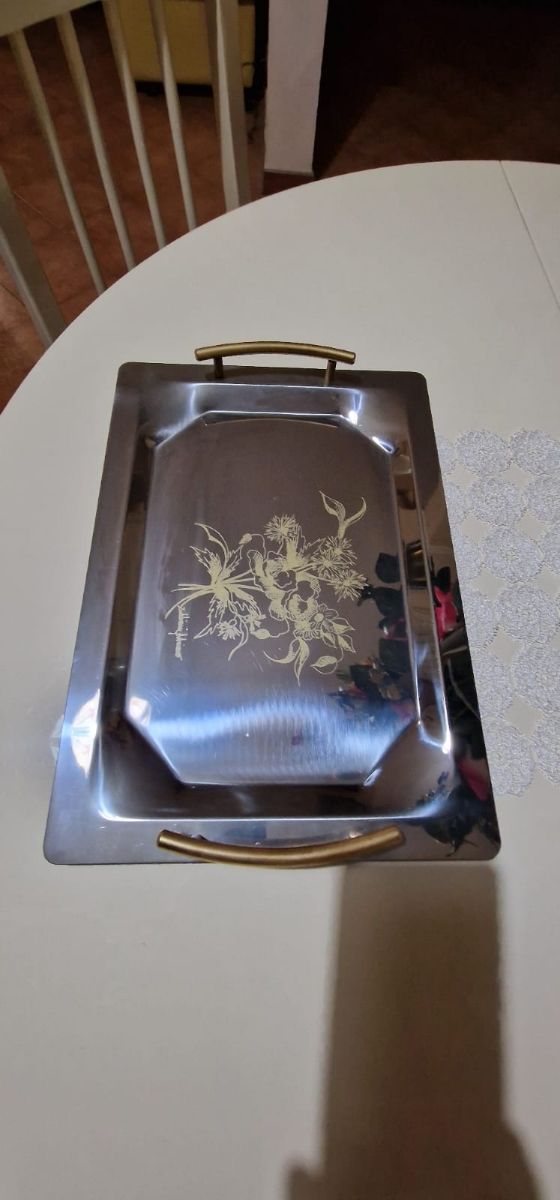 Vassoio acciaio inox Zubbiani