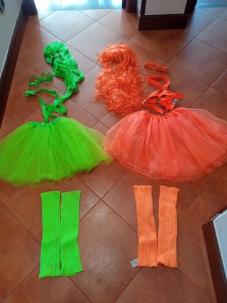 Lote disfraces fluor