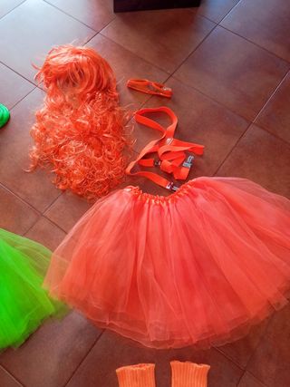 Lote disfraces fluor