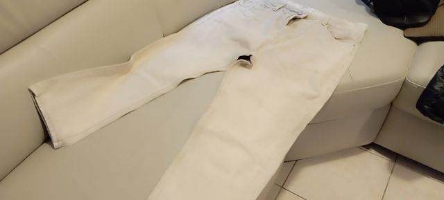 Pantalone colore panna uomo
