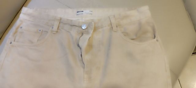 Pantalone colore panna uomo