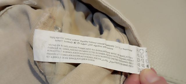 Pantalone colore panna uomo