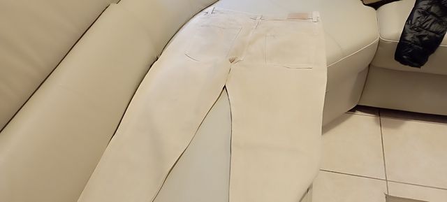 Pantalone colore panna uomo