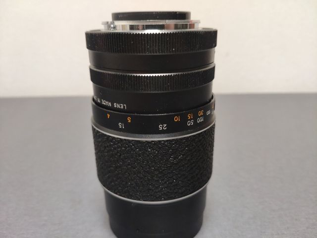 Objetivo cámara hanimar f 135mm 1:28