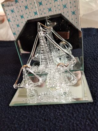 Statuetta vintage vetro