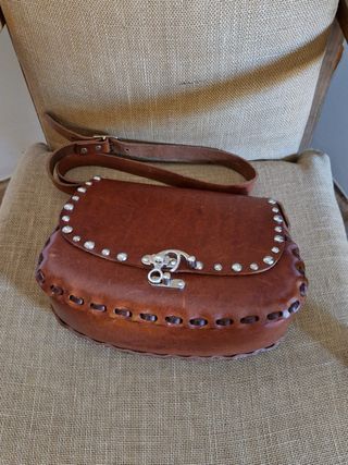 Precioso bolso hombro/bandolera en cuero autentico
