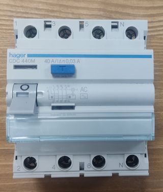 Interruptor diferencial Hager 40A
