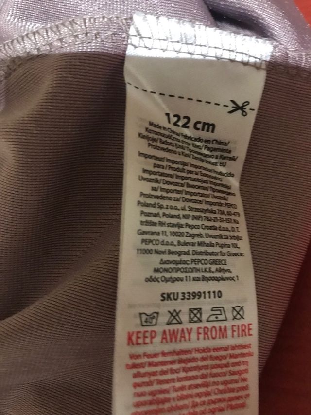 Vestido fiesta talla 6/7 años.