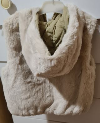 Gilet reversibile bimba 18-24mesi zara