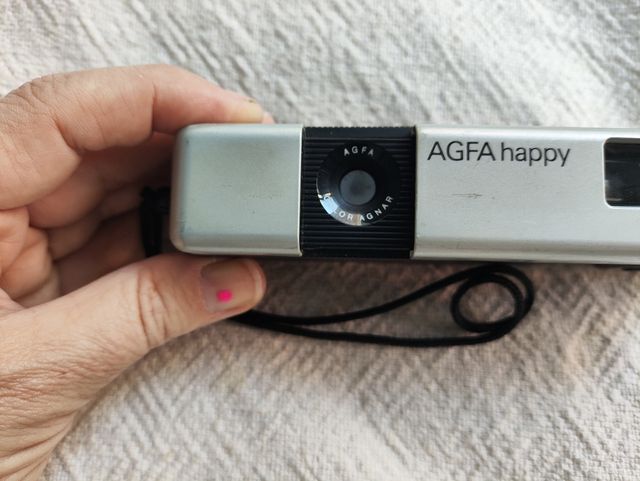 Cámara fotos Agfa Happy antigua