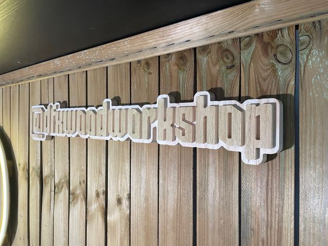 Decoracion decorativa personalizada  madera y led