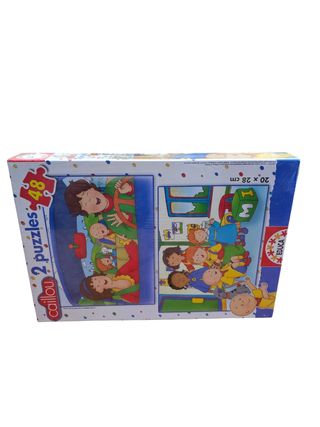 Caillou 2 Puzzles 2X48 Piezas Juego de mesa