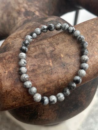 Bracciale Ossidiana Fiocco