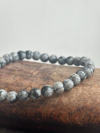 Bracciale Ossidiana Fiocco