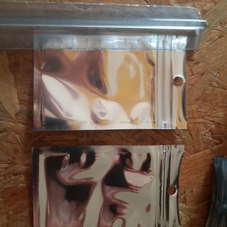 80 bustine alimentari alluminio con zip