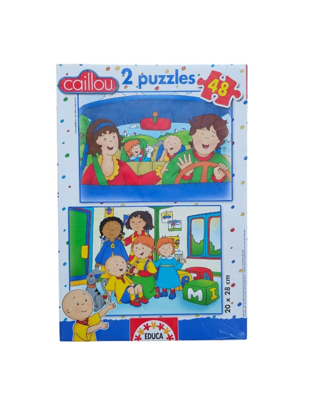 Caillou 2 Puzzles 2X48 Piezas Juego de mesa