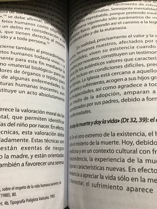 Libro el evangelio de la vida