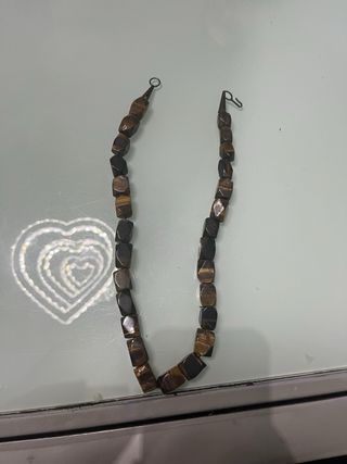 Collana con pietre occhio di tigre