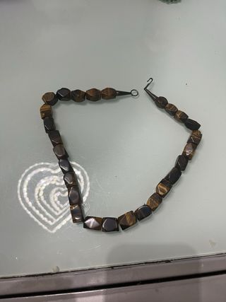 Collana con pietre occhio di tigre