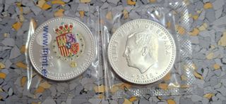 Moneda plata España color