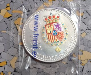 Moneda plata España color