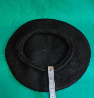Boina Parisina Negra Mujer