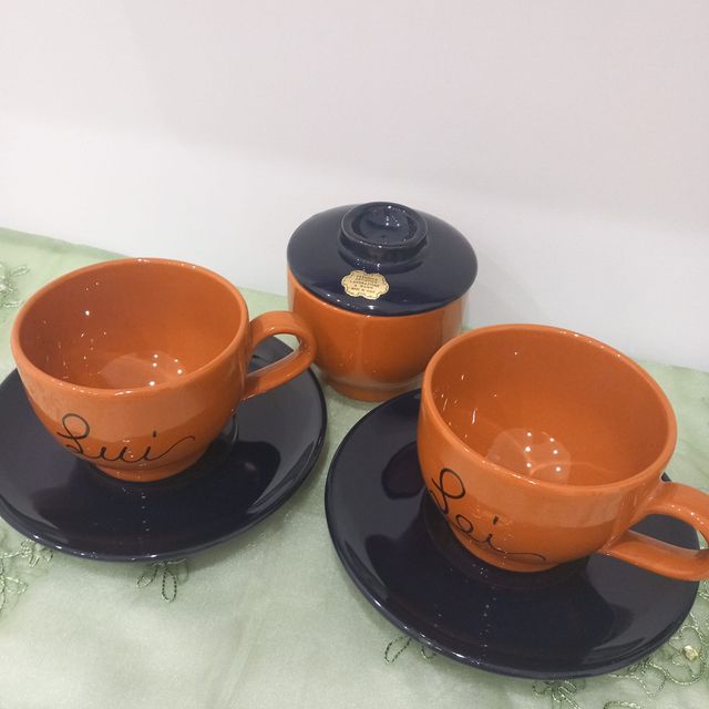 Tazze da colazione in ceramica artistica