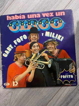 Disco de vinilo de habia una vez un circo