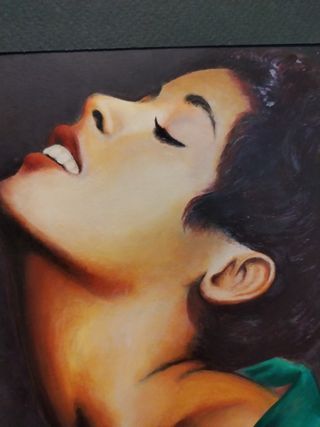 Disegno con passepartout nero.