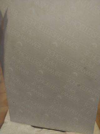 Disegno con passepartout nero.