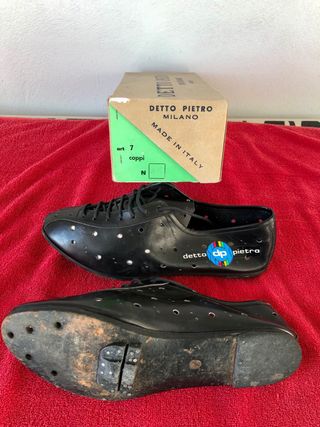 Scarpette ciclismo vintage Detto Pietro