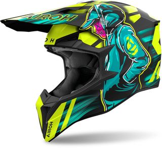 CASCO AIROH WRAAAP CYBER MATT AMARILLO