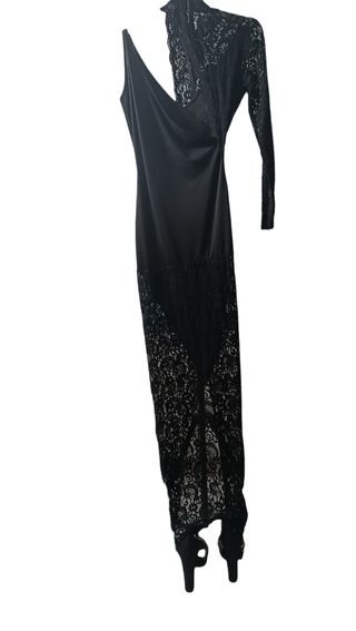 Vestito lungo svasato Pizzo