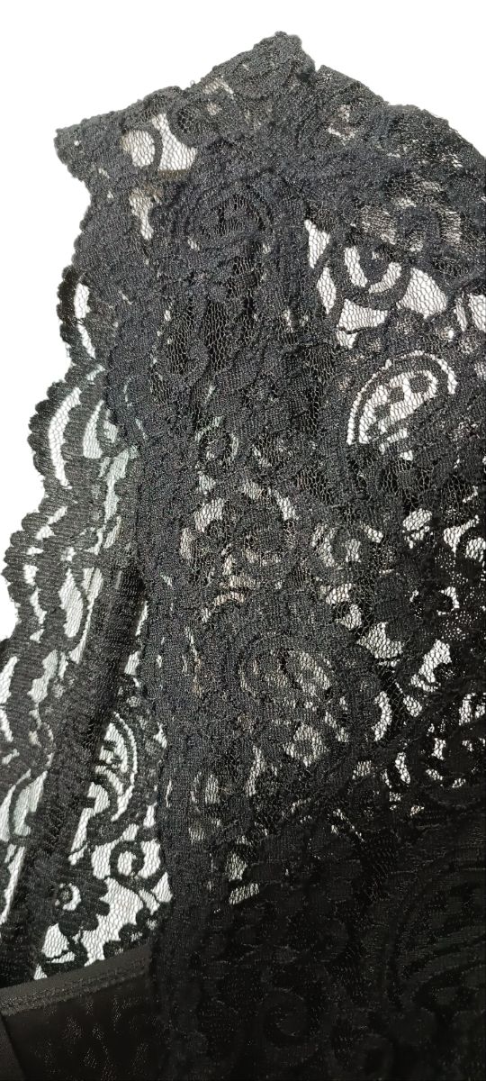 Vestito lungo svasato Pizzo