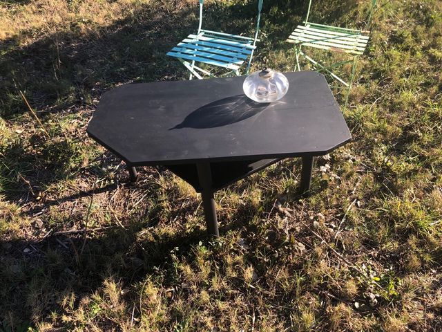 Mesa de centro de estilo industrial