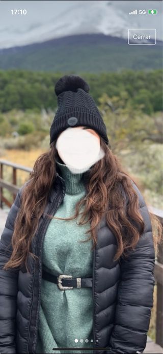 Gorro negro con forro polar