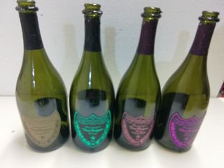 4 BOTTIGLIE VUOTE DOM PERIGNON