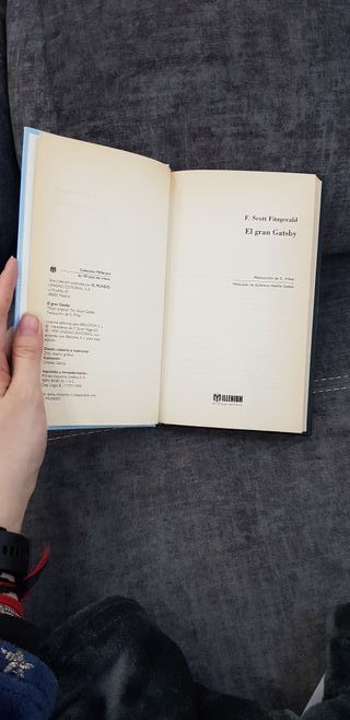 Libro El Gran Gatsby