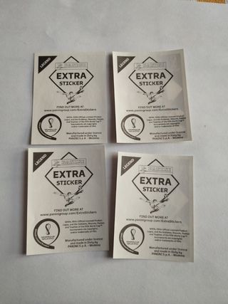 Lote Cromos Mundia Qatar extra sticker